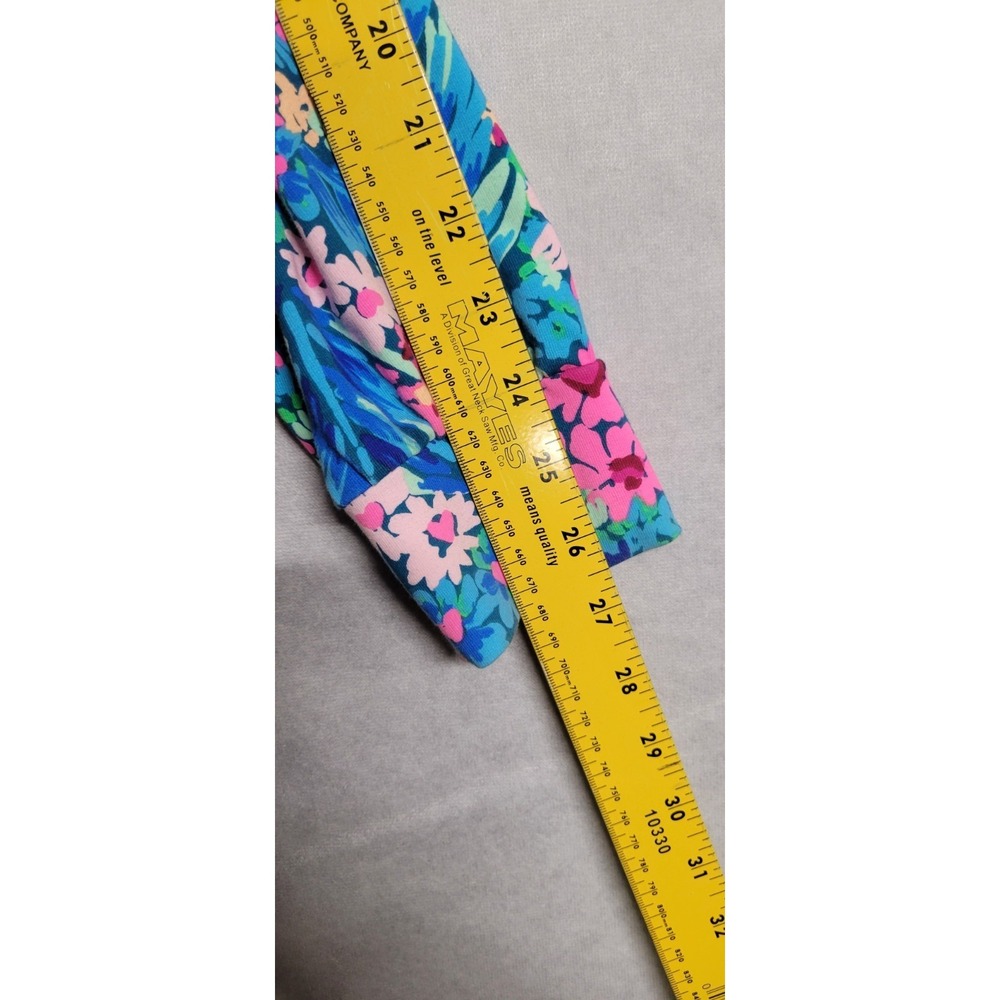 Multicolored Floral Print LS Lilly Pulitzer Short Dress Size M - Picture 8 of 8